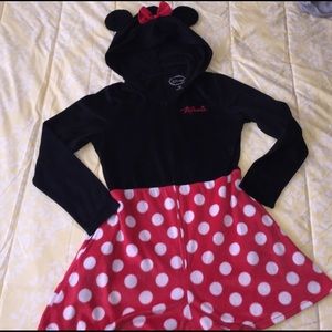 Disney's Minnie mouse woman's pj romper size small